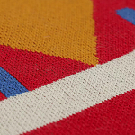 Плед хлопковый по мотивам чувашских орнаментов Ural and Siberian Patterns варинант исполнения - 4 | Loft Concept в Волгограде