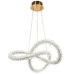 Фигурная люстра с хрустальным декором Gilbertine Crystal Curly Ring Chandelier варинант исполнения - 2 | Loft Concept в Волгограде