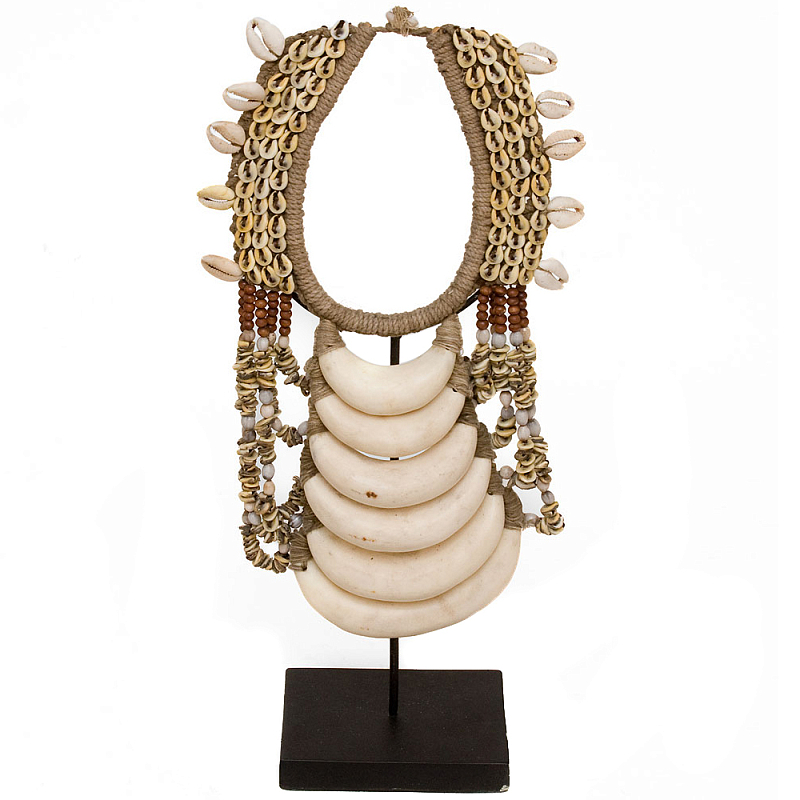 Этническое ожерелье из ракушек Beige Shells Necklace Бежевый Коричневый Черный Этническое ожерелье из ракушек Beige Shells Necklace Бежевый Коричневый Черный в Волгограде | Loft Concept