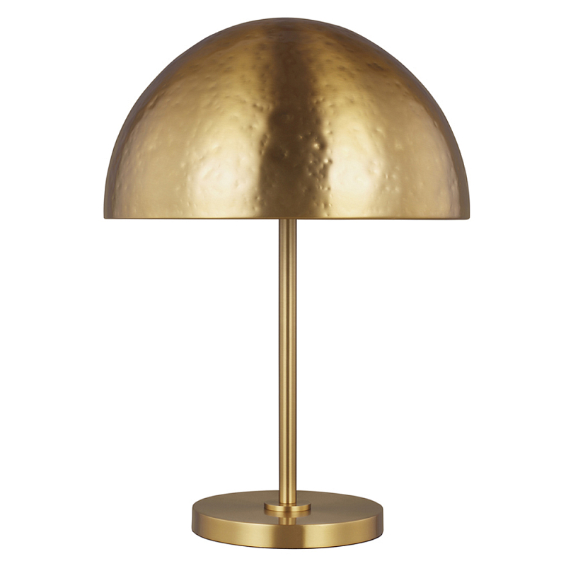 Настольная лампа с полусферическим абажуром золотого цвета Generation Lighting Золотой в Волгограде | Loft Concept 