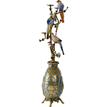 Бронзовый подсвечник Птичий рай Flora варинант исполнения - 3 | Loft Concept в Волгограде