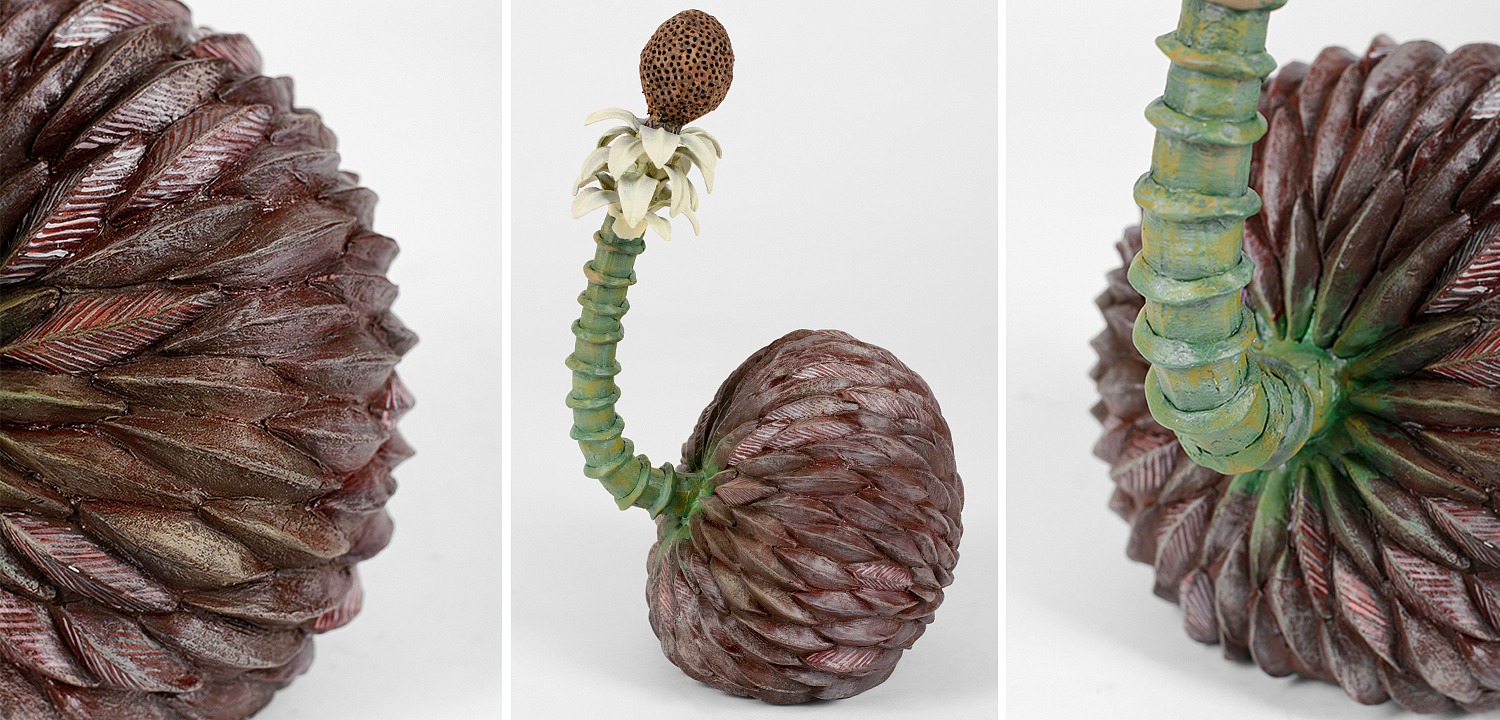Статуэтка тропический фрукт Tropical Fruit brown feathers Статуэтка тропический фрукт Tropical Fruit brown feathers - Loft-Concept в Волгограде