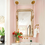 Зеркало в золотой раме Arched Mirror варинант исполнения - 1 | Loft Concept в Волгограде