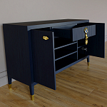 Комод-буфет Elsa Dreams Blue с открытыми полками   варинант исполнения - 6 | Loft Concept в Волгограде