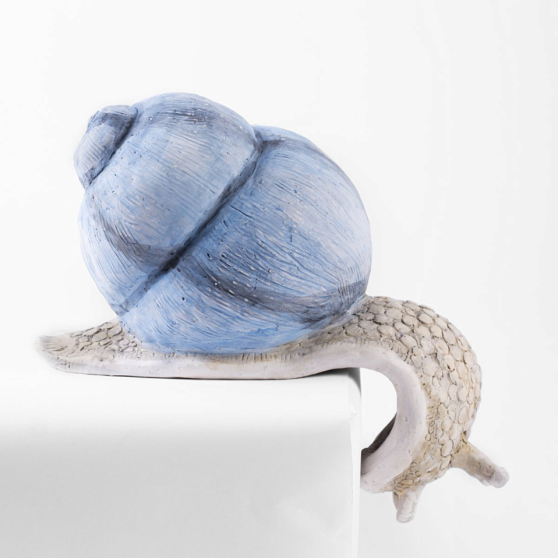 Статуэтка Большая улитка Snail Голубой пастельный Статуэтка Большая улитка Snail Голубой пастельный в Волгограде | Loft Concept
