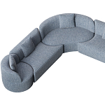 Угловой модульный диван Calypso с поворотным механизмом  варинант исполнения - 8 | Loft Concept в Волгограде