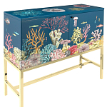 Буфет ручная роспись в морском стиле Cabinet Fondo Marino  варинант исполнения - 1 | Loft Concept в Волгограде