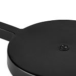 Настольная лампа с черным каркасом и белым тканевым абажуром в форме конуса Stylish Solution варинант исполнения - 2 | Loft Concept в Волгограде