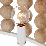 Люстра в форме цилиндра с вставками из деревянных бусин Wooden Beads варинант исполнения - 4 | Loft Concept в Волгограде