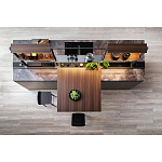 Кухонный гарнитур из камня и дерева SISTEMA XY Dada Engenereed Kitchen варинант исполнения - 2 | Loft Concept в Волгограде