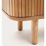 Буфет из ясеневого шпона с открытыми полками и 2-мя раздвижными дверями Toinette варинант исполнения - 4 | Loft Concept в Волгограде