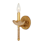 Бра из кованого железа с отделкой плетеной веревкой и сусальным золотом Parisian Style варинант исполнения - 3 | Loft Concept в Волгограде