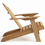 Уличное кресло из массива акации Adirondack Wooden Chair Natural варинант исполнения - 4 | Loft Concept в Волгограде