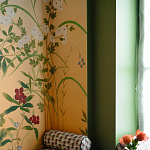 Обои ручная роспись Four Seasons Original colourway on painted Xuan paper with gold ombre варинант исполнения - 2 | Loft Concept в Волгограде