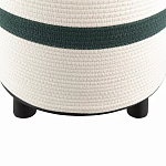 Пуф с плетеной светло-бежевой обивкой Serene Holidays варинант исполнения - 3 | Loft Concept в Волгограде