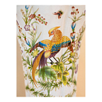 Ваза из фарфора с бронзовой стрекозой  Paradise Dragonfly варинант исполнения - 8 | Loft Concept в Волгограде