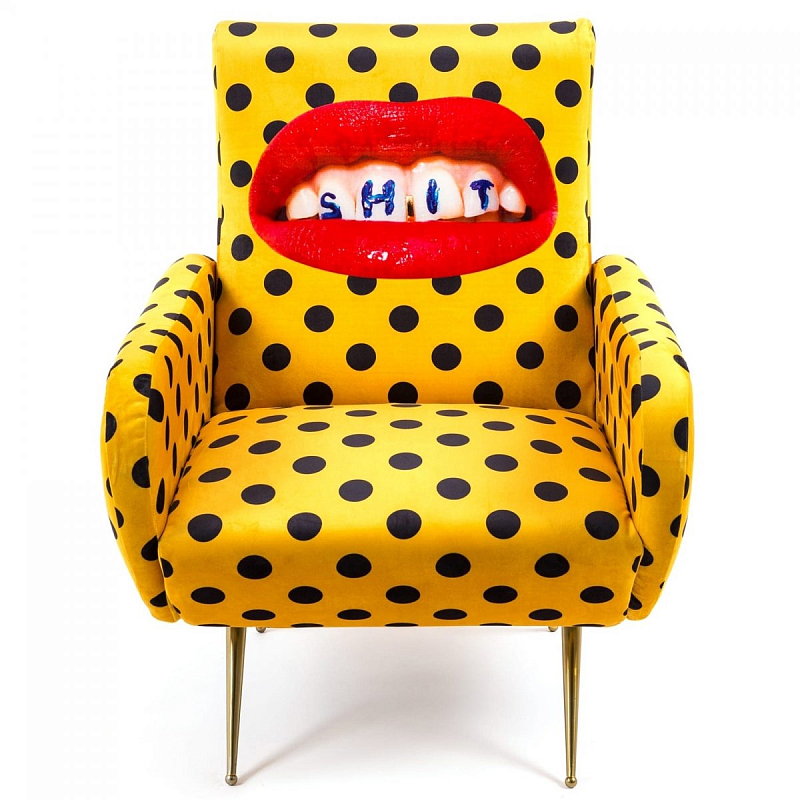 Кресло Seletti Armchair Shit Желтый Латунь Кресло Seletti Armchair Shit Желтый Латунь в Волгограде | Loft Concept