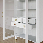 Дизайнерский шкаф витрина Elsa Dreams White с 4-мя ящиками варинант исполнения - 8 | Loft Concept в Волгограде