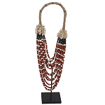 Этническое длинное ожерелье из бус и ракушек Aboriginal Long Necklace варинант исполнения - 1 | Loft Concept в Волгограде