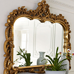 Зеркало настенное в ажурной раме в стиле барокко Ornate Ornaments варинант исполнения - 1 | Loft Concept в Волгограде