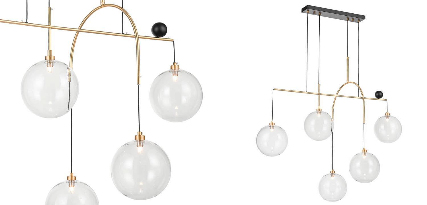 Люстра Five Hanging Balls Chandelier Люстра Five Hanging Balls Chandelier - Loft-Concept в Волгограде