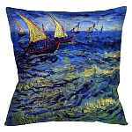 Подушка декоративная Корабли Impressionism in Art варинант исполнения - 1 | Loft Concept в Волгограде