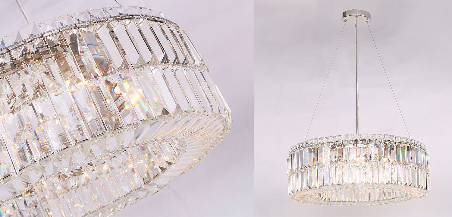 Люстра Darleen Crystal Nickel Chandelier 12 Люстра Darleen Crystal Nickel Chandelier 12 - Loft-Concept в Волгограде