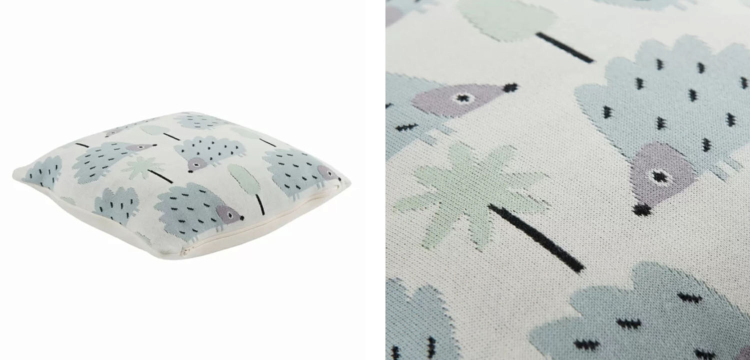 Подушка Blue Hedgehogs Подушка Blue Hedgehogs - Loft-Concept в Волгограде