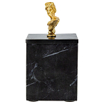 Мраморная шкатулка с бюстом из металла KELLY WEARSTLER варинант исполнения - 3 | Loft Concept в Волгограде