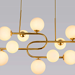 Люстра подвесная с белыми лампами в форме шара Flute варинант исполнения - 2 | Loft Concept в Волгограде