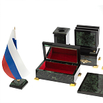 Настольный письменный набор из нефрита в подарочной коробке Victorious варинант исполнения - 7 | Loft Concept в Волгограде