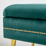 Мягкая банкетка с зоной для хранения Casket Green варинант исполнения - 2 | Loft Concept в Волгограде