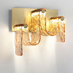 Бра волнистой формы из фактурного стекла Big Wave варинант исполнения - 6 | Loft Concept в Волгограде