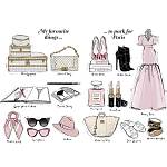 Megan Hess Paris: Through a Fashion Eye варинант исполнения - 3 | Loft Concept в Волгограде