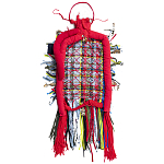 Настенный ковер разноцветный из одежды Heart варинант исполнения - 1 | Loft Concept в Волгограде