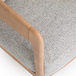 Кресло с каркасом из массива ясеня Deniaud Ash Grey Armchair варинант исполнения - 5 | Loft Concept в Волгограде