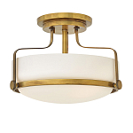 Потолочный светильник с круглым матовым белым плафоном Hinkley варинант исполнения - 5 | Loft Concept в Волгограде