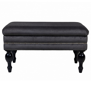 Мягкая банкетка с зоной для хранения Casket Dark Grey