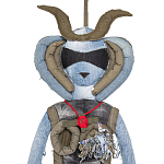 Кукла из джинсовой одежды и армейских палаток Rusalka Jeans&Tents варинант исполнения - 2 | Loft Concept в Волгограде