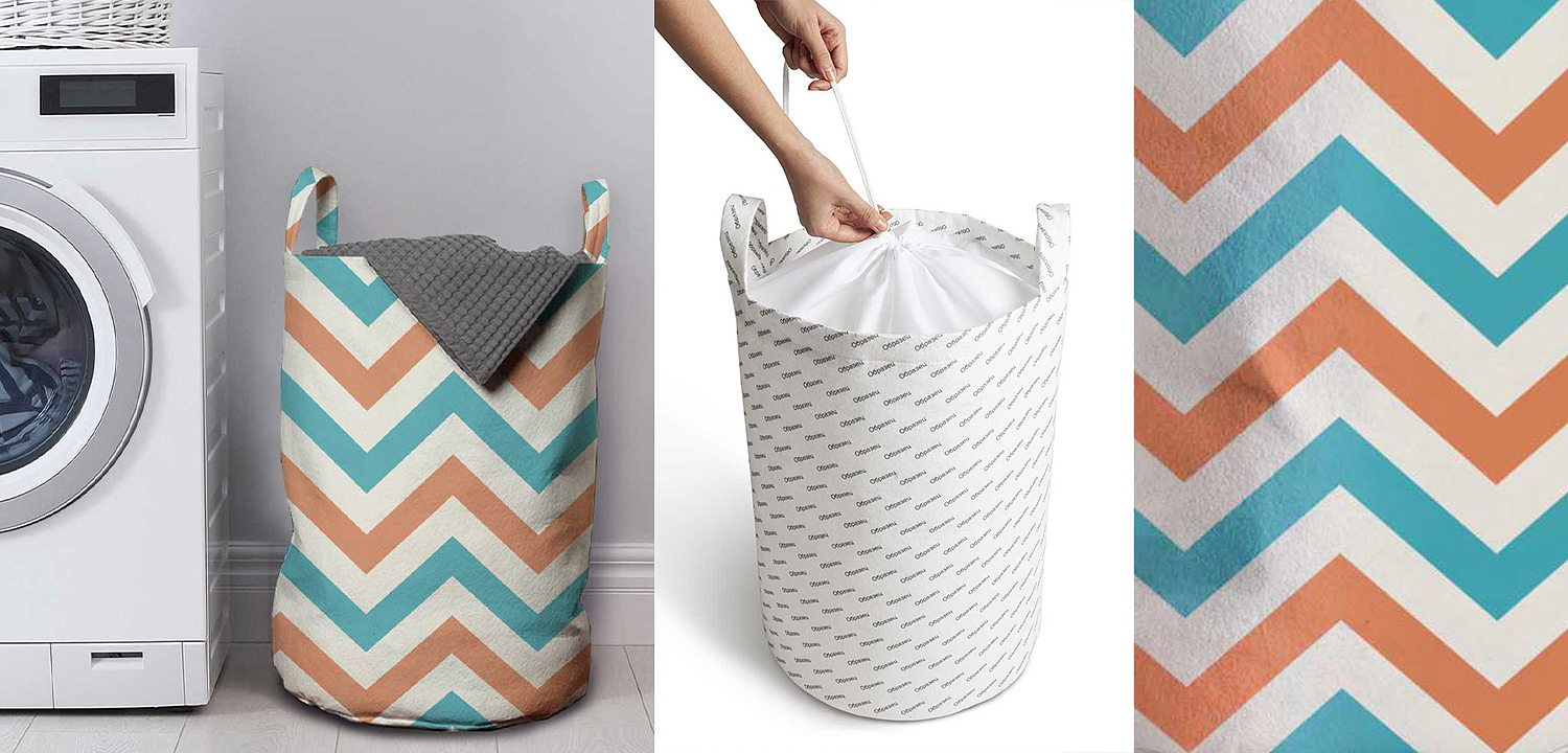 Корзина Turquoise Chevron Basket Корзина Turquoise Chevron Basket - Loft-Concept в Волгограде