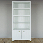 Книжный Стеллаж Elsa Dreams White с задней стенкой варинант исполнения - 5 | Loft Concept в Волгограде