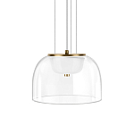 Подвесной светильник с куполообразным прозрачным стеклянным плафоном Grada Light варинант исполнения - 1 | Loft Concept в Волгограде