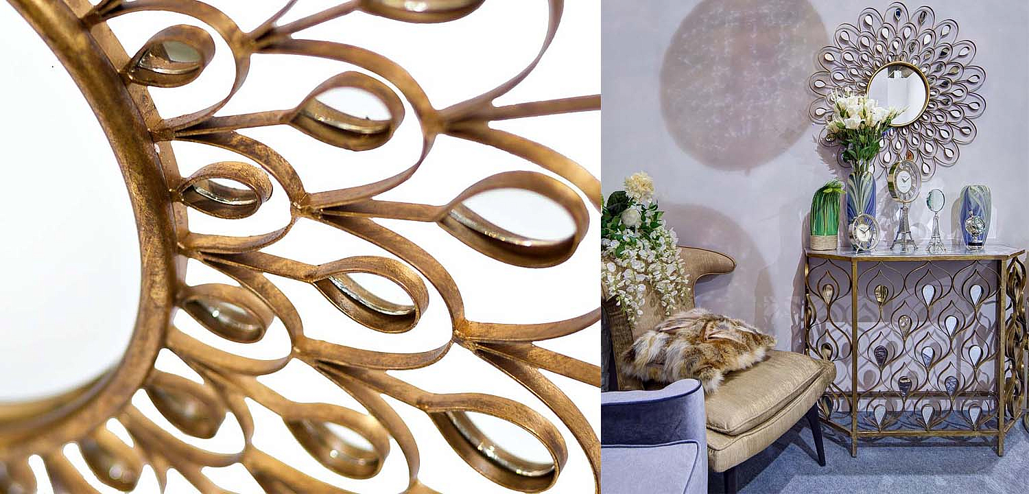 Зеркало Mirror Peacock Feathers - Loft-Concept в Волгограде