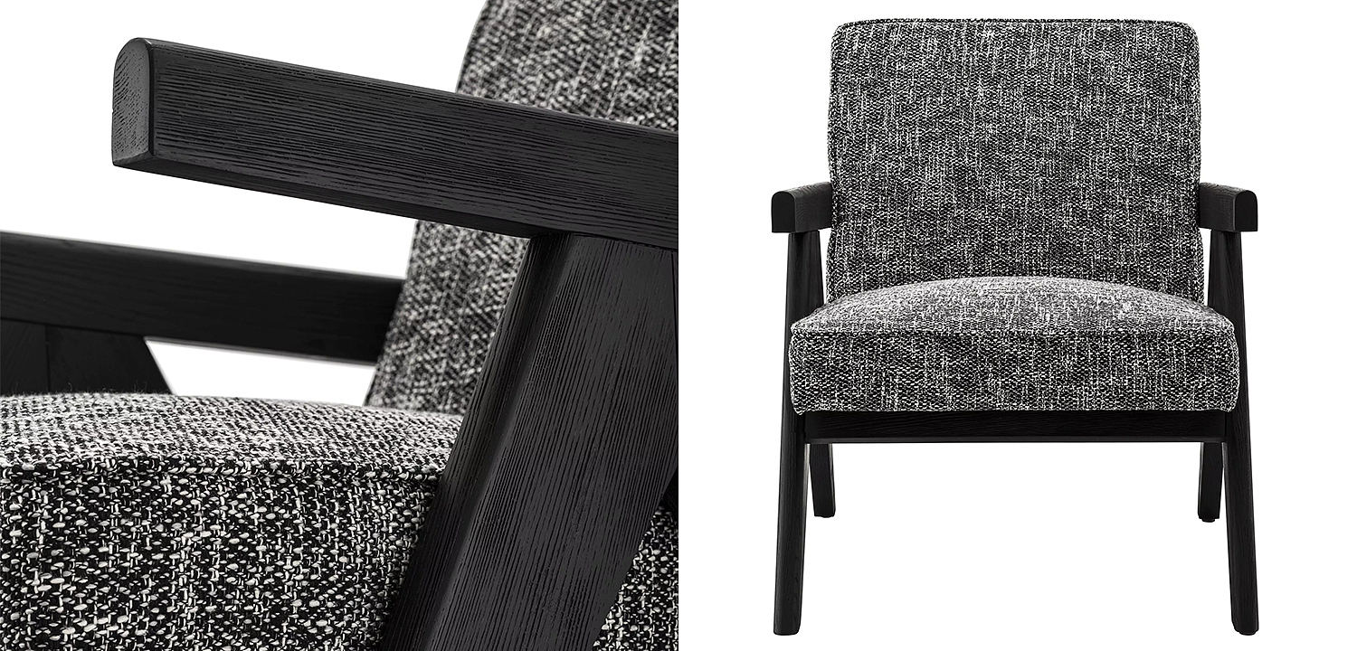 Кресло Eichholtz Chair Greta Черный Кресло Eichholtz Chair Greta Черный - Loft-Concept в Волгограде