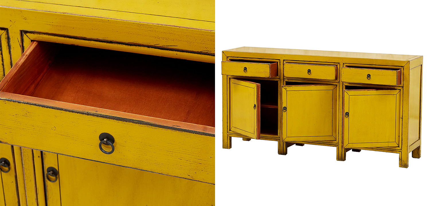 Комод Yellow Vintage Chest of Drawers Chinese Collection Комод Yellow Vintage Chest of Drawers Chinese Collection - Loft-Concept в Волгограде