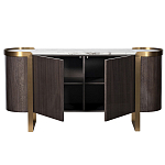 Комод  округлой формы с дверцами Chest of Precious Breed варинант исполнения - 1 | Loft Concept в Волгограде