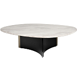 Стол журнальный овальный с контрастным основанием Subsequence варинант исполнения - 1 | Loft Concept в Волгограде