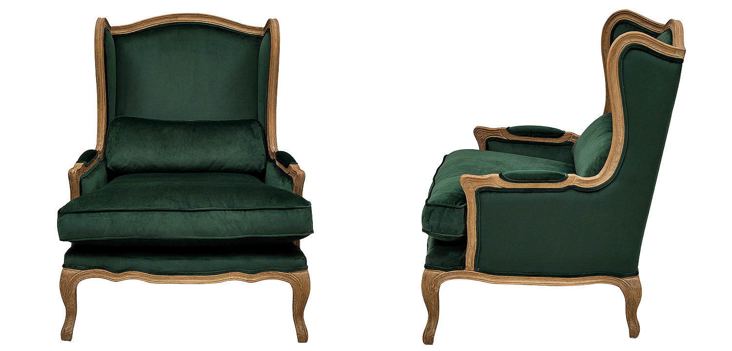 Кресло Armel Green Armchair Кресло Armel Green Armchair - Loft-Concept в Волгограде