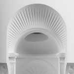 Встраиваемый в стену гипсовый светильник под покраску с арками и рельефными колоннами Antiquity Athena варинант исполнения - 6 | Loft Concept в Волгограде