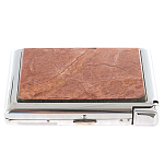 Портсигар на 20 сигарет с газовой зажигалкой из натурального камня Яшма Stone Cigarettes Cases варинант исполнения - 1 | Loft Concept в Волгограде